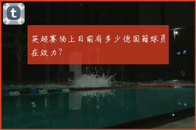 英超赛场上目前有多少德国籍球员在效力？